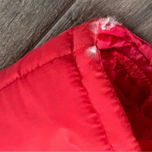 Sears Vibrant Red Kids Overalls - Picture 5 of 5